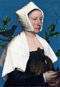 Hans holbein the younger Lady with a Squirrel Germany oil painting artist